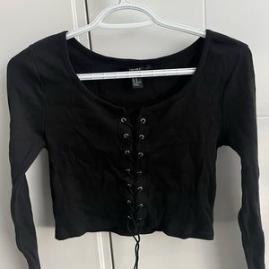NEW F21 Lace Up Top - Medium